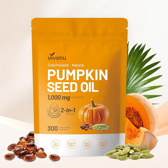 Natural Pumpkin Seed Oil Softgels