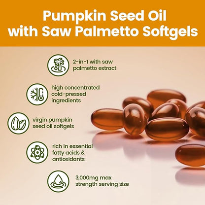 Natural Pumpkin Seed Oil Softgels