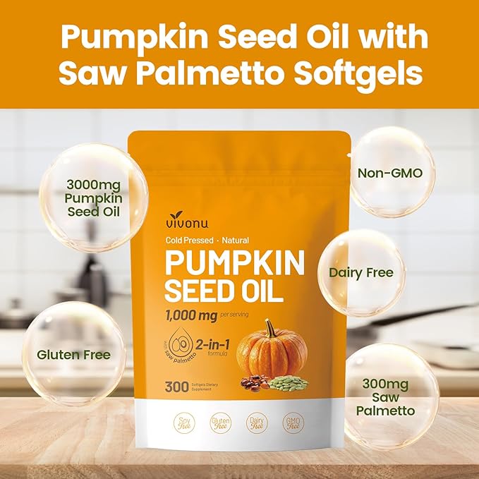 Natural Pumpkin Seed Oil Softgels